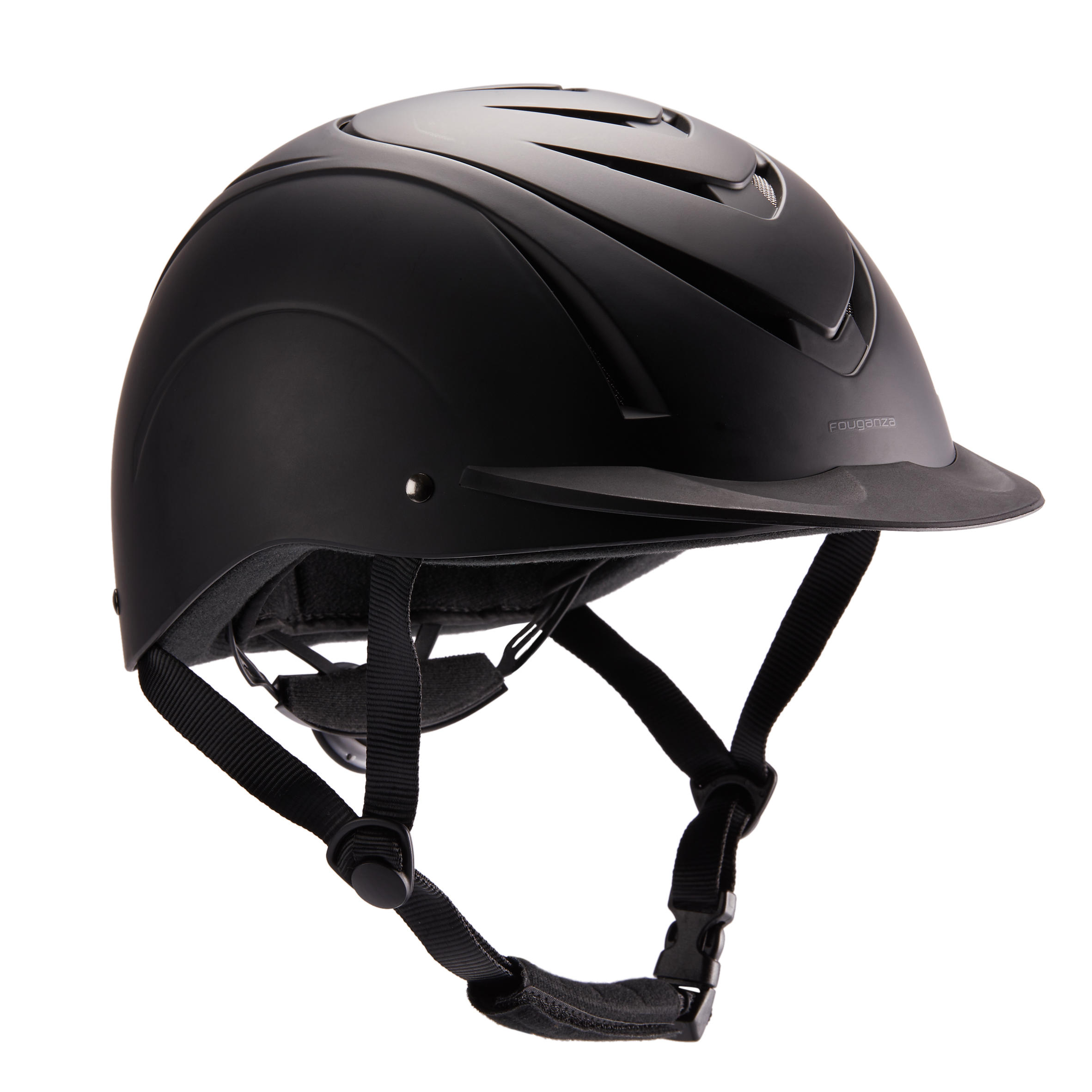 Casque d'équitation - 500 noir - FOUGANZA