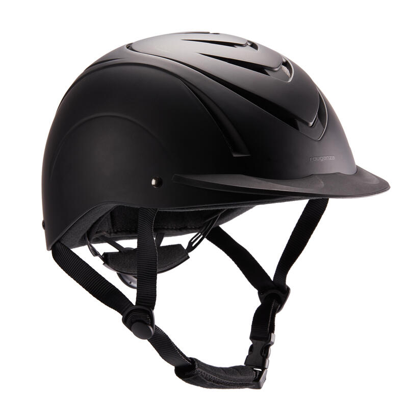 馬術頭盔500－黑色
