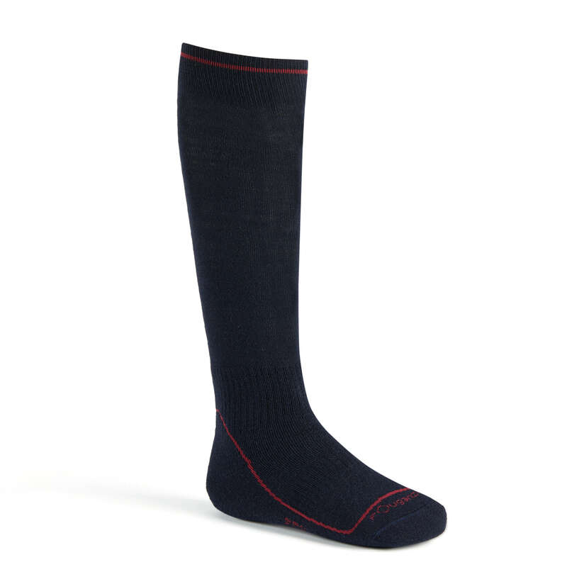COLD WEATHER WOMAN RIDINGWEAR Horse Riding - 500 Warm Socks - Navy FOUGANZA - Horse Riding