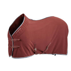 Chemise d'écurie équitation cheval et poney POLAR 500 bordeaux