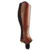 500 Adult Synthetic Horse Riding Half-Chaps - Brown