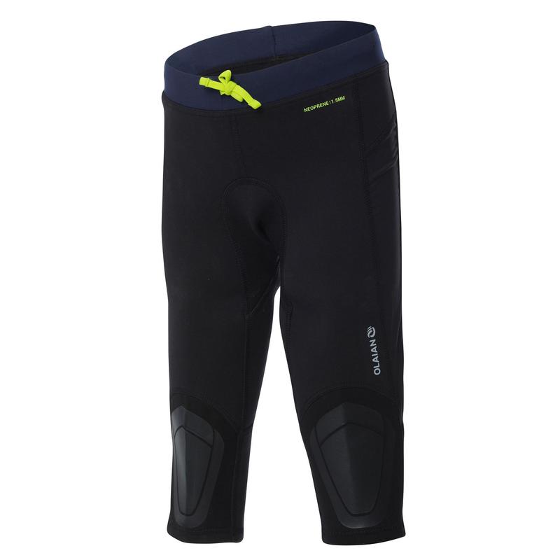 Corsaire néoprène anti UV surf 900 enfant noir