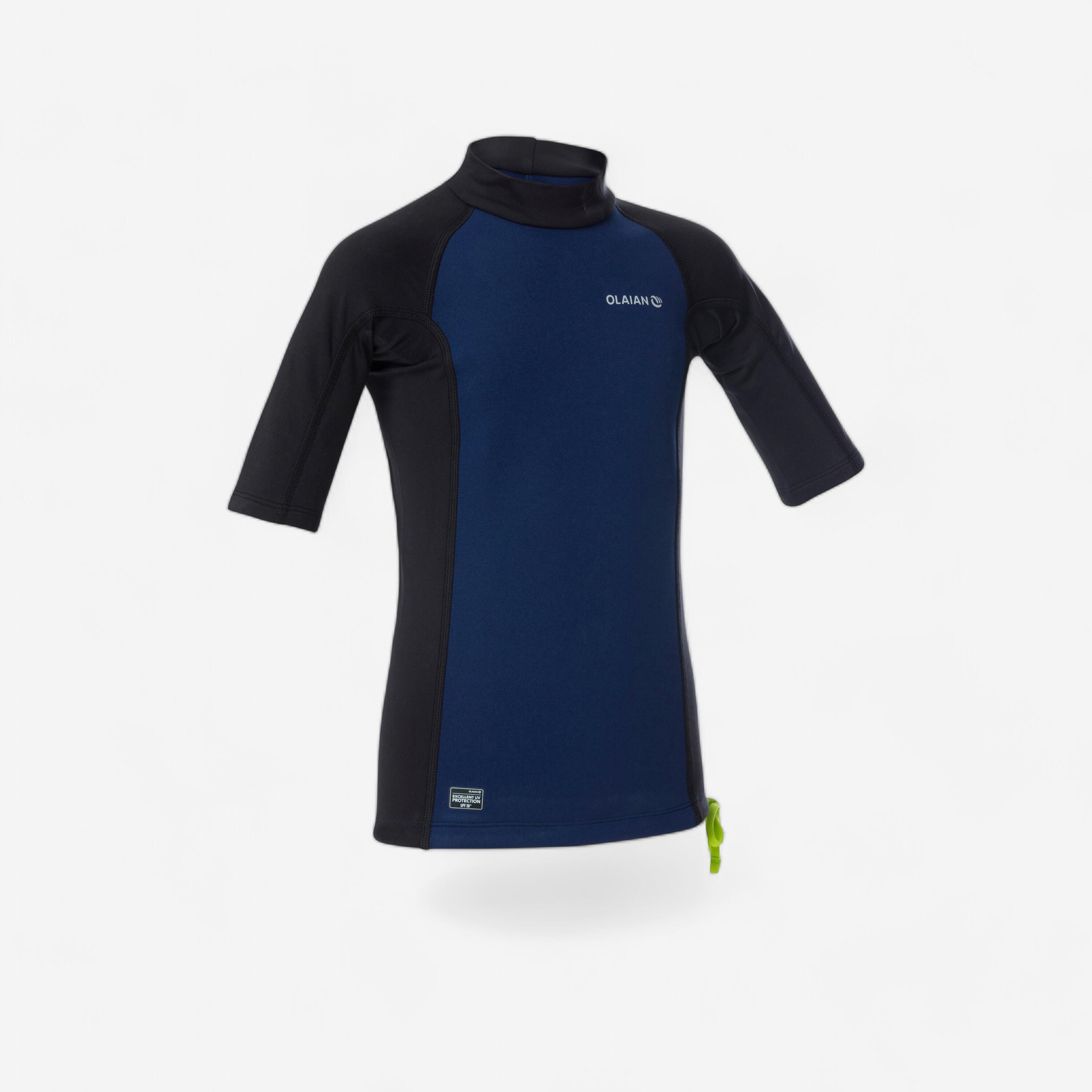 Olaian Thermische En Uv Werende Rashguard Met Korte Mouwen Voor Kinderen Blauw Zwart olaian kopen in de aanbieding Olaian Thermische En Uv Werende Rashguard Met Korte Mouwen Voor Kinderen Blauw Zwart olaian kopen in de aanbieding