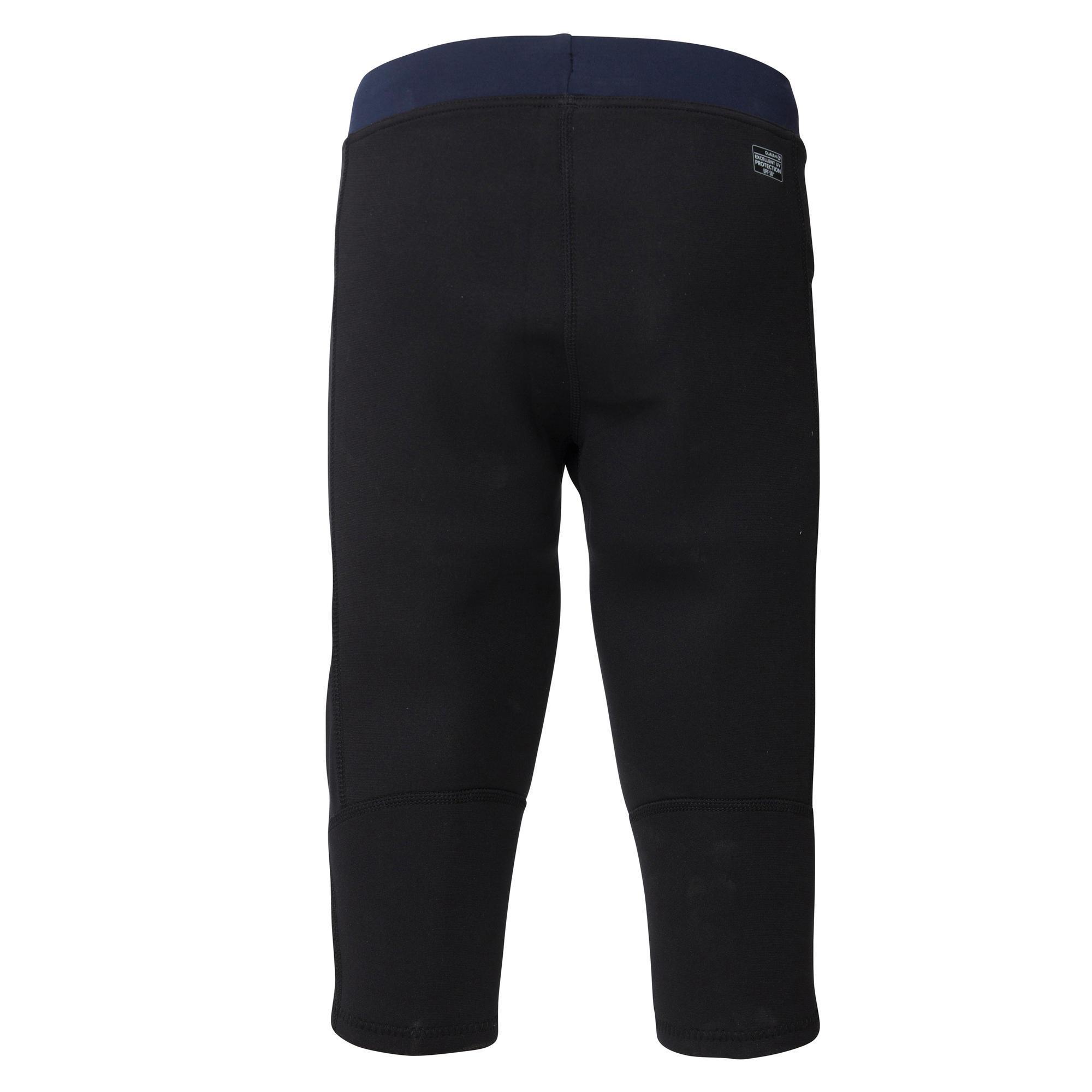 Calzamaglia da surf 900 in neoprene anti-UV per bambini, nero