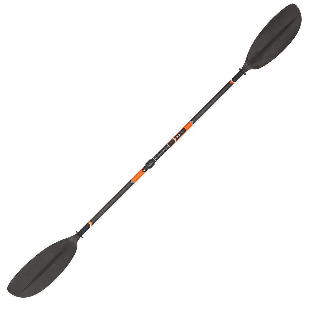Dvodelno podesivo karbosko-plastično veslo za kajak X500 210–220 cm