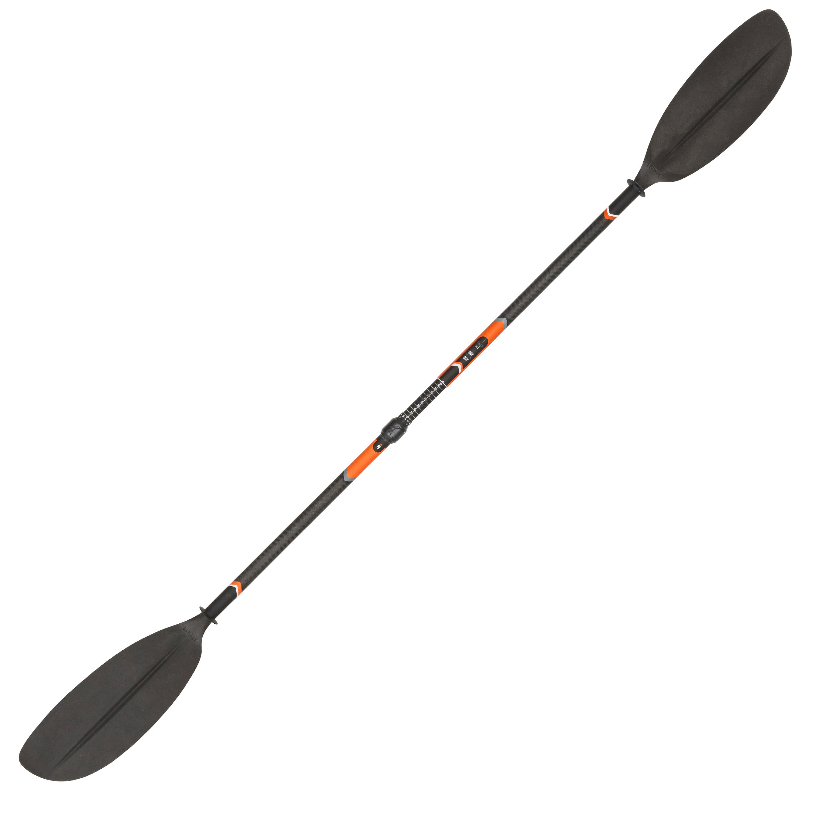 Kayak carbon-plastic separable-adjustable 2-section paddle 210–220cm - X500 11/19