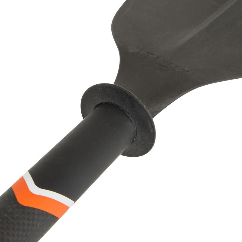 Pagaia de kayak carbono-plástico desmontável-regulável 2 partes 210-220cm - X500