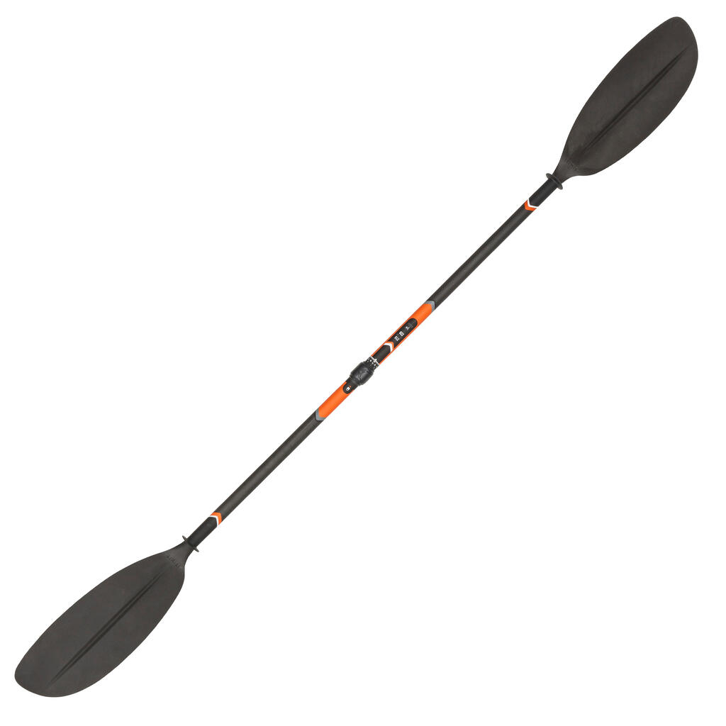 Pala Kayak X500 Carbono Desmontable Ajustable 2 Partes 210-220 cm