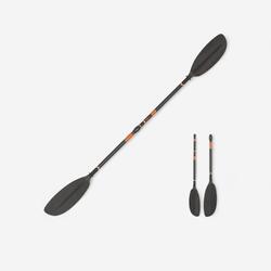 可調可拆式碳纖維獨木舟划槳X500(兩件式)-210-220 CM