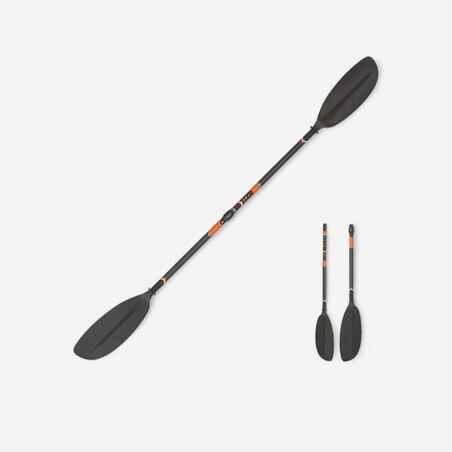 X500 TWO-PIECE ADJUSTABLE SPLIT CARBON KAYAK PADDLE 210-220 CM