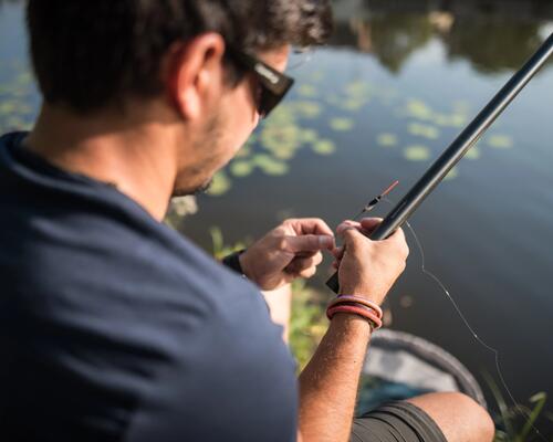 ajuste da boia de pesca direta