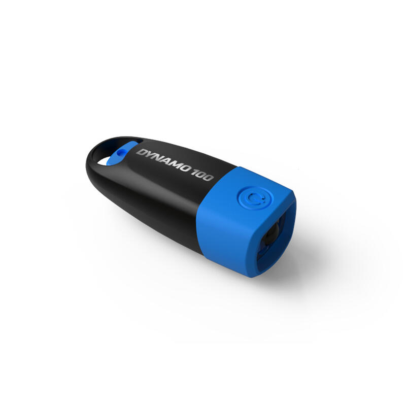 Lampe torche autonome - DYNAMO 100 V2 bleue -15 lumens