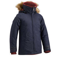 Jachetă Parka Impermeabilă Călduroasă 500 WARM bleumarin/ Bordo Copii Echitatie - Jachetă Parka 500 WARM Copii FOUGANZA - Echipament Copii