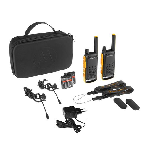 Paire de Talkie-walkies MOTOROLA rechargeables par USB - T82 Extrême - 10km