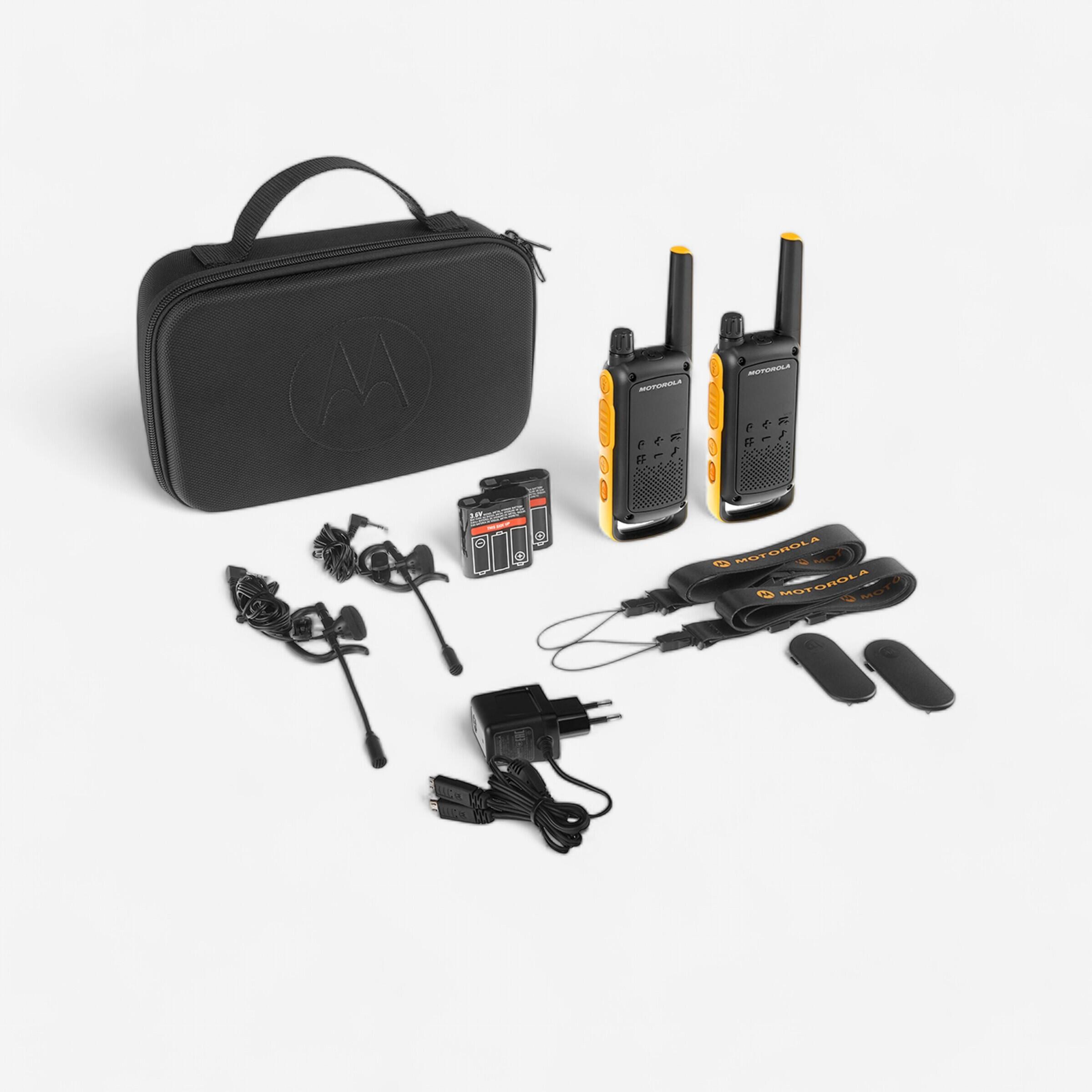 Motorola Walkie-Talkies T82 Extreme USB aufladbar 10 km Set zwei Geräte | 05031753007171 Motorola Walkie-Talkies T82 Extreme USB aufladbar 10 km Set zwei Geräte | 05031753007171