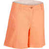 500 Women's Golf Temperate Weather Shorts - Coral