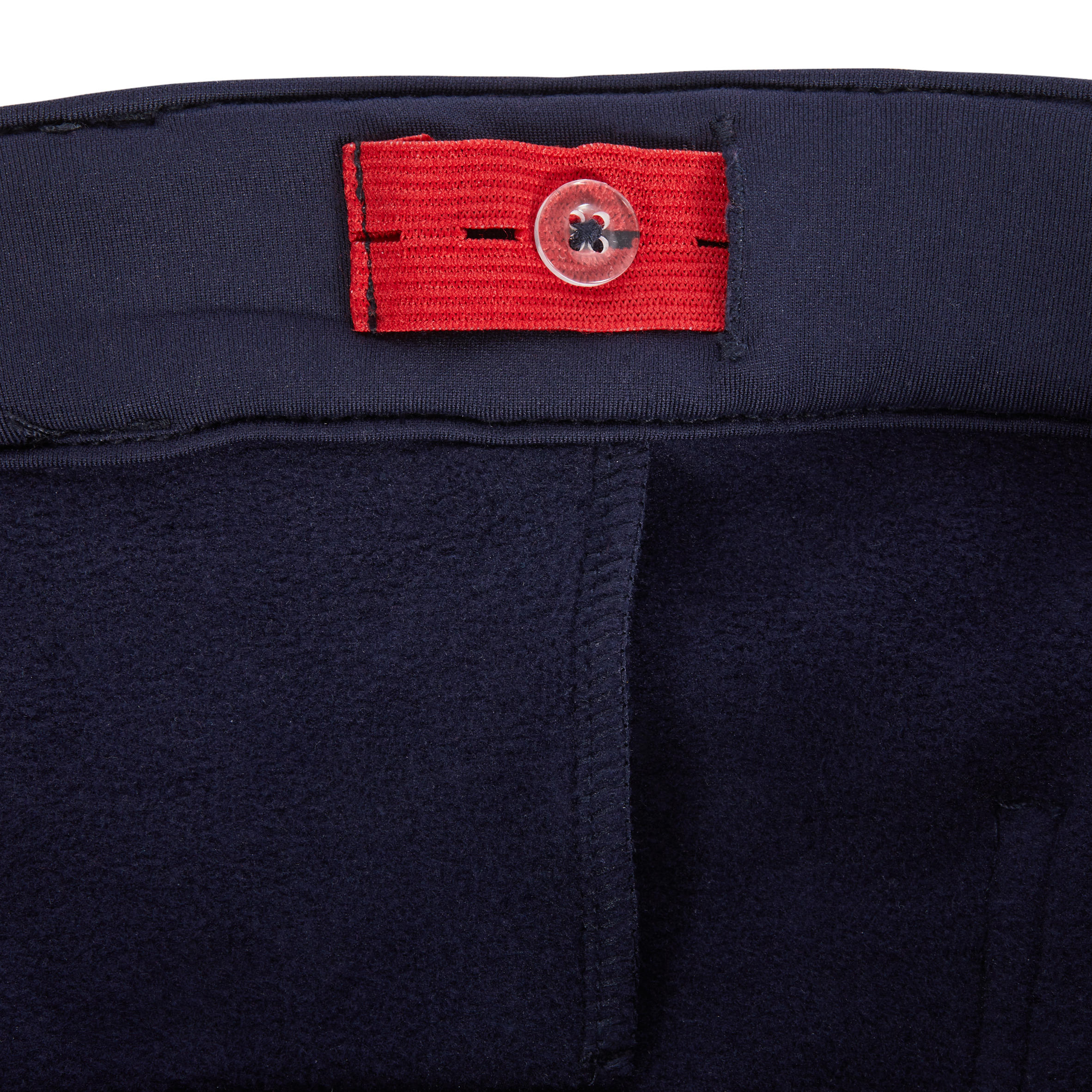 Warme rijbroek voor kinderen 100 marineblauw 14/14