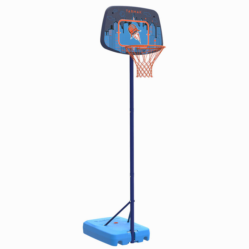 Producto reacondicionado CANASTA BALONCESTO NIÑO K500 NAVE ESPACIAL AZUL. DE 1,3