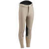 Winter-Reithose Kipwarm wasserdicht Kniebesatz Kinder beige