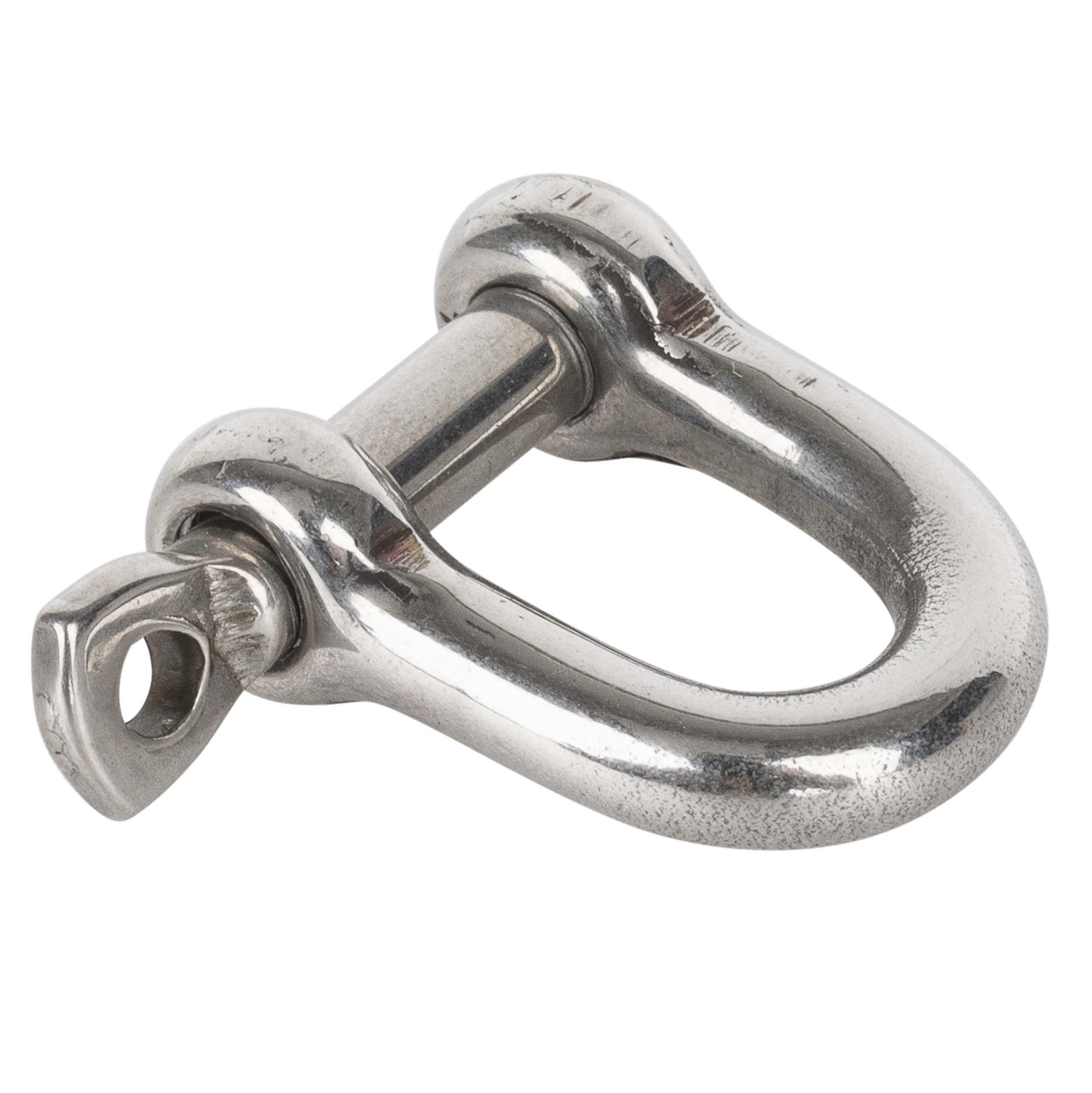PLASTIMO 5mm stainless steel straight captive pin sailing shackle