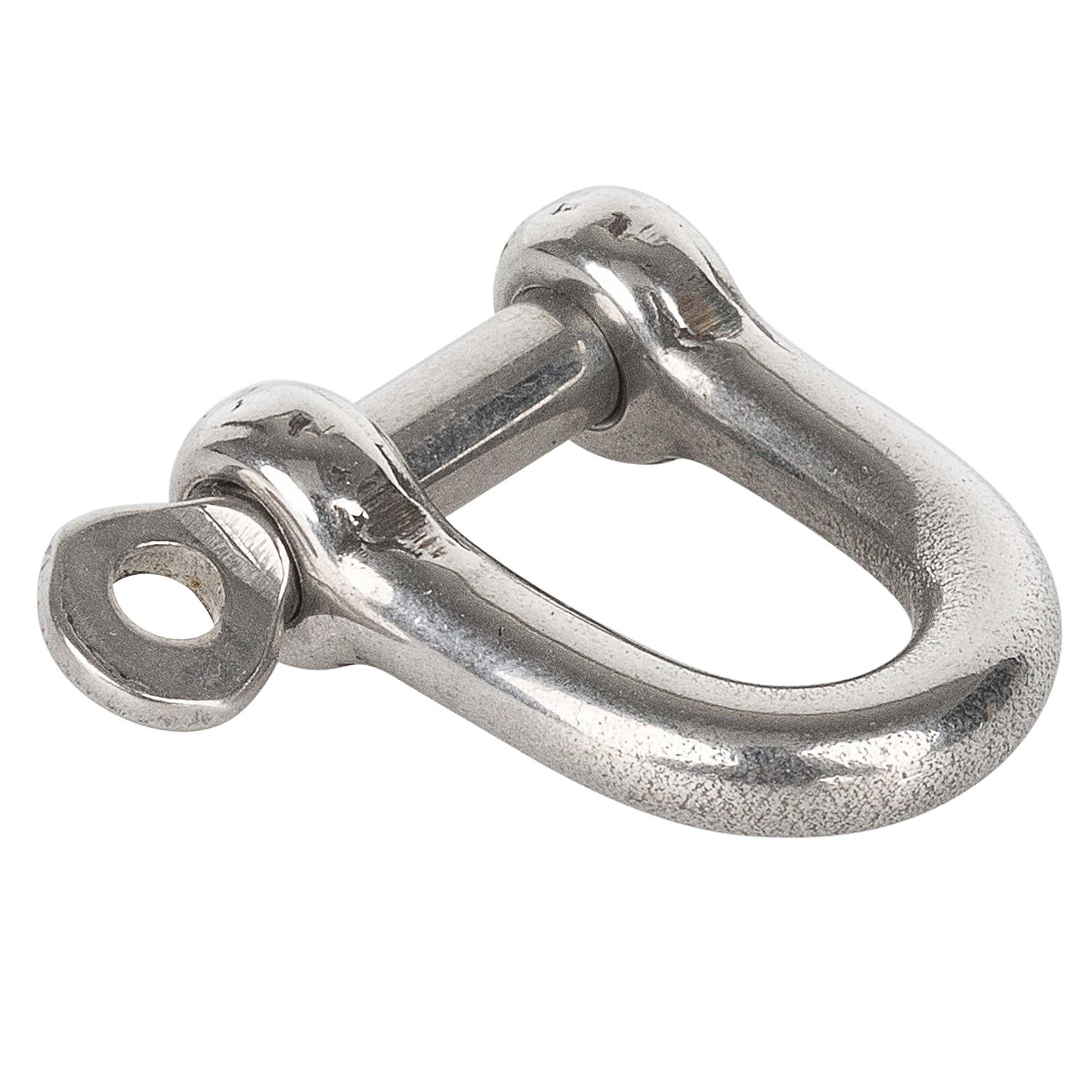 6 mm stainless steel straight captive pin sailing shackle 1/4