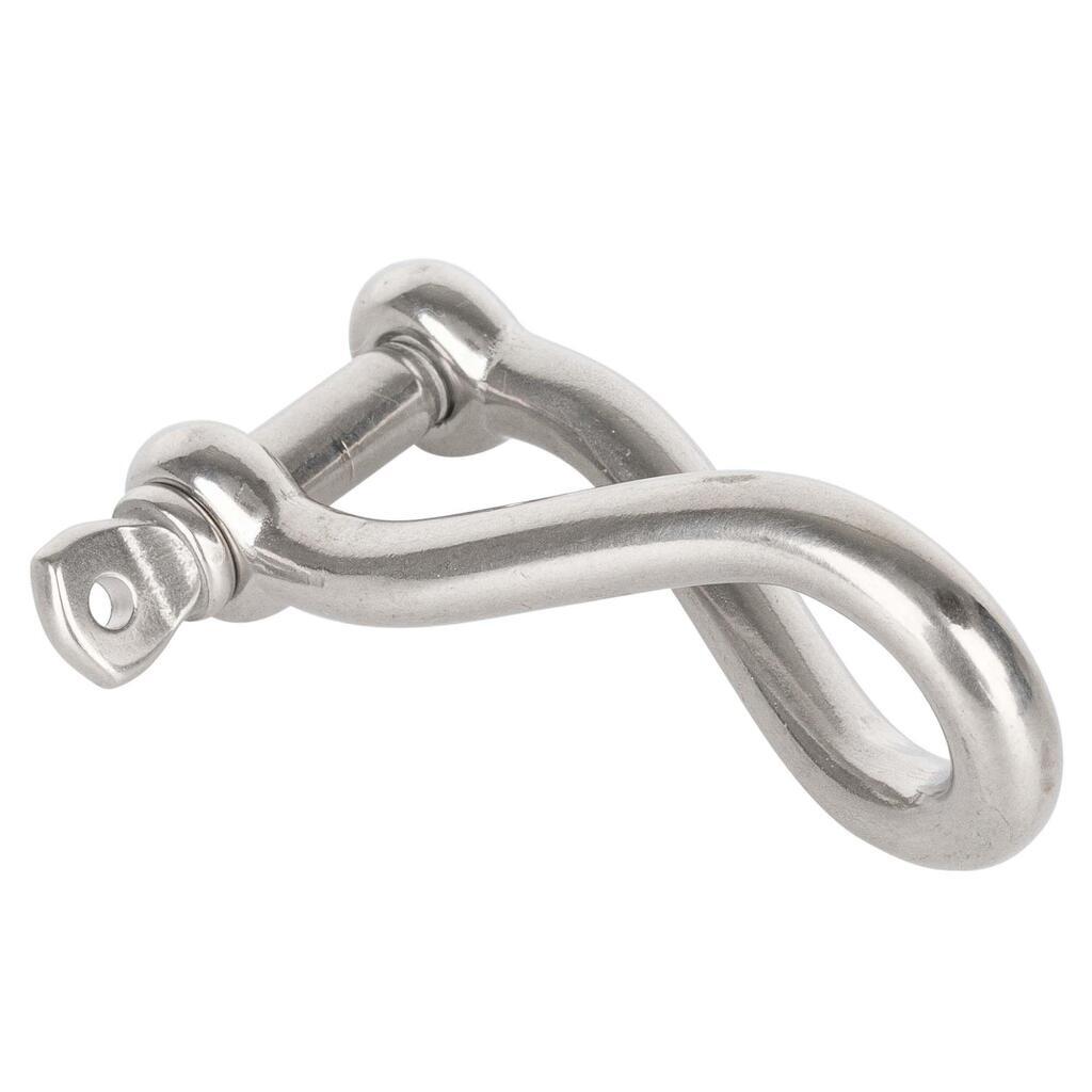 8mm forged stainless steel twisted sailing shackle