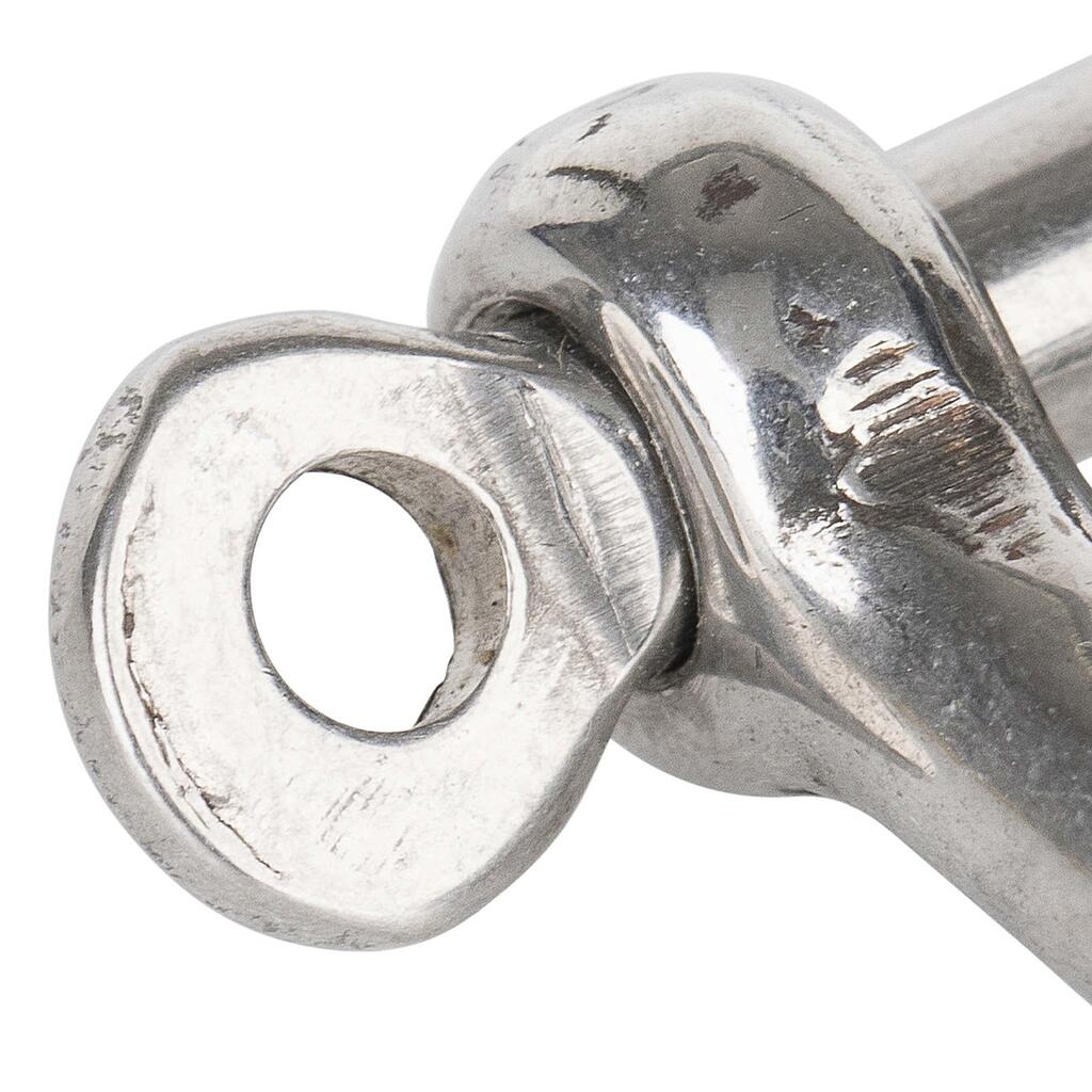 6 mm stainless steel straight captive pin sailing shackle