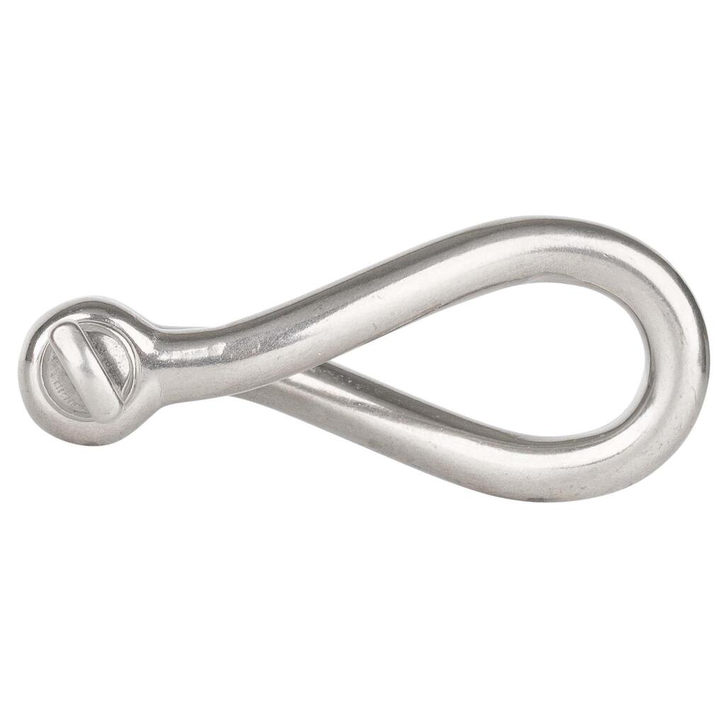 8mm forged stainless steel twisted sailing shackle