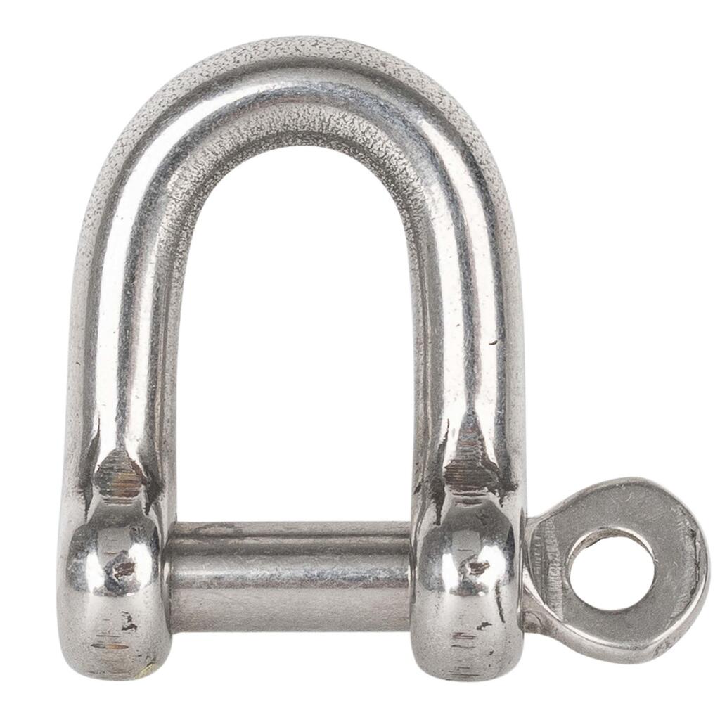 6 mm stainless steel straight captive pin sailing shackle