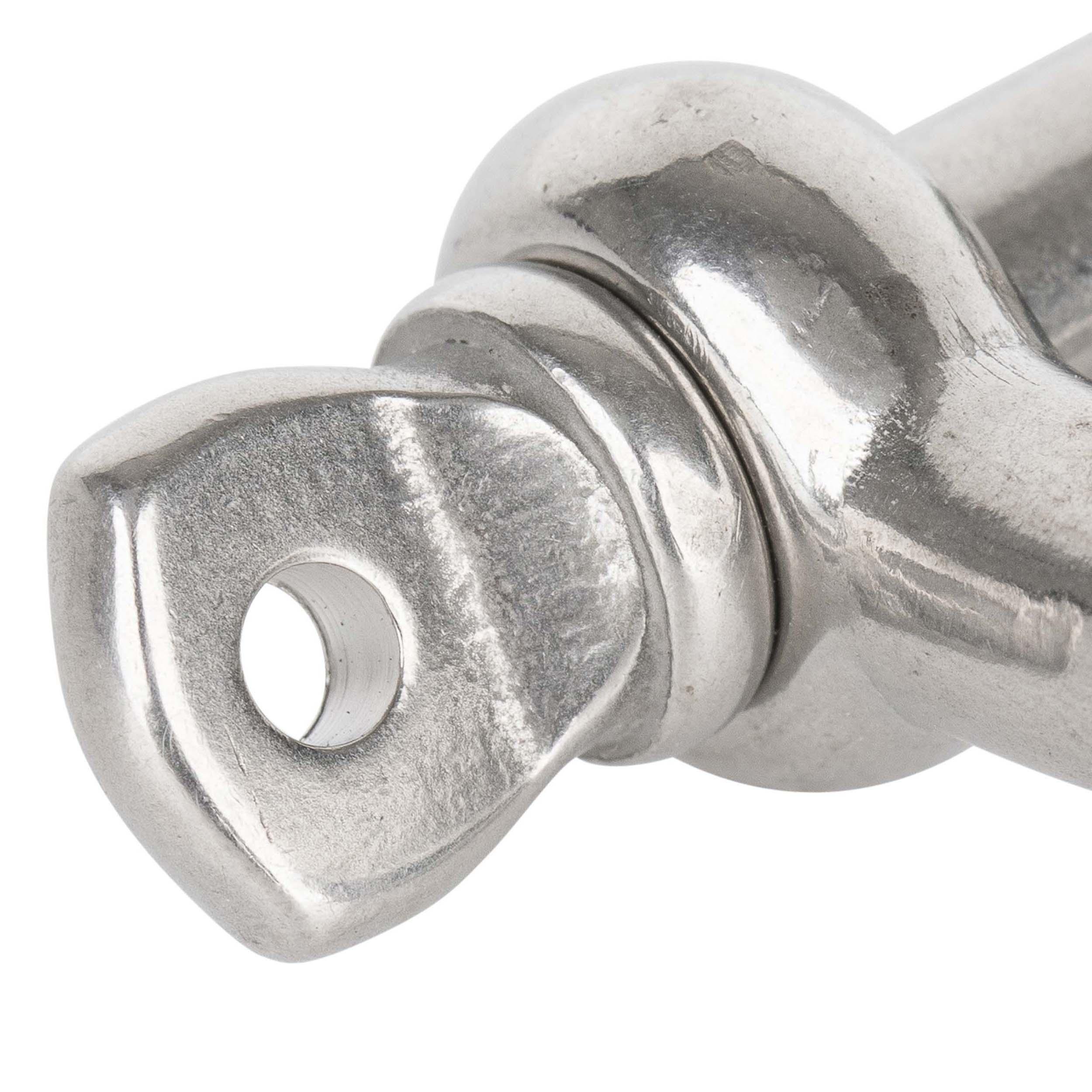 8mm forged stainless steel twisted sailing shackle 4/4