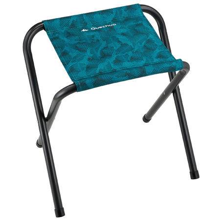 Folding camping stool blue