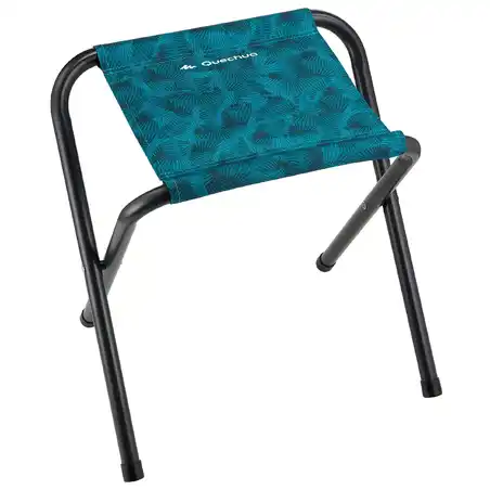 Folding camping stool blue