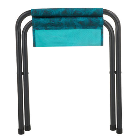 Tabouret pliant de camping bleu