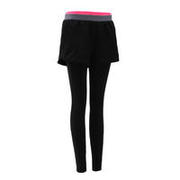 TAJICE/KRATKE HLAČE ZA KARDIO FITNESS FSL 100 ŽENSKE CRNE