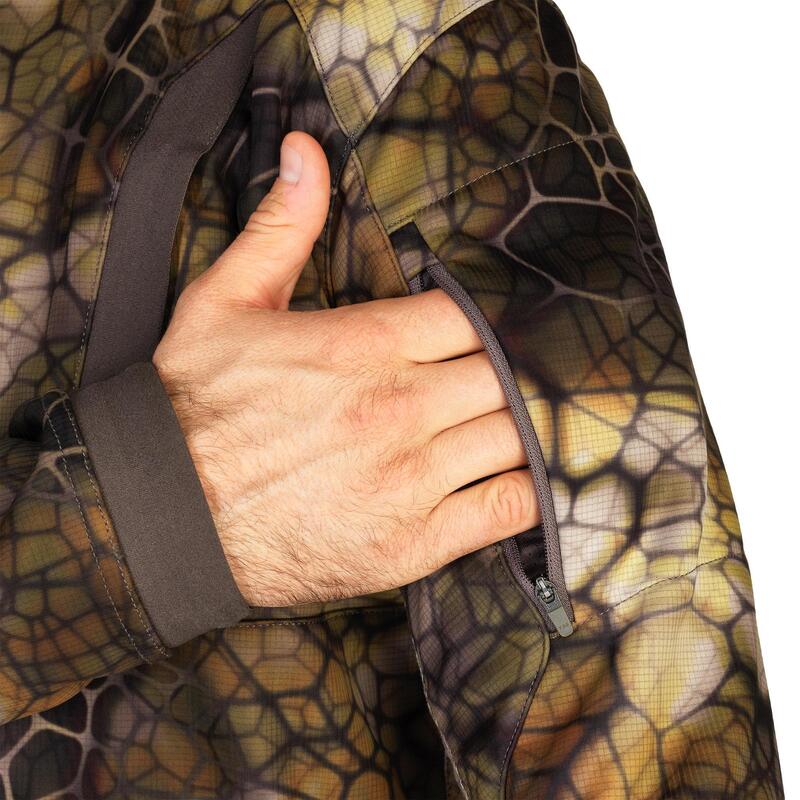 Geluidloze warme ademende camouflagejas voor de jacht 900 Furtiv