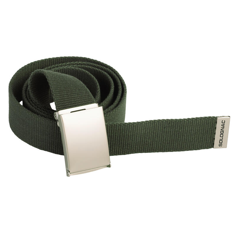 Cinturon Caza Solognac 100 Adulto Ajustable Verde