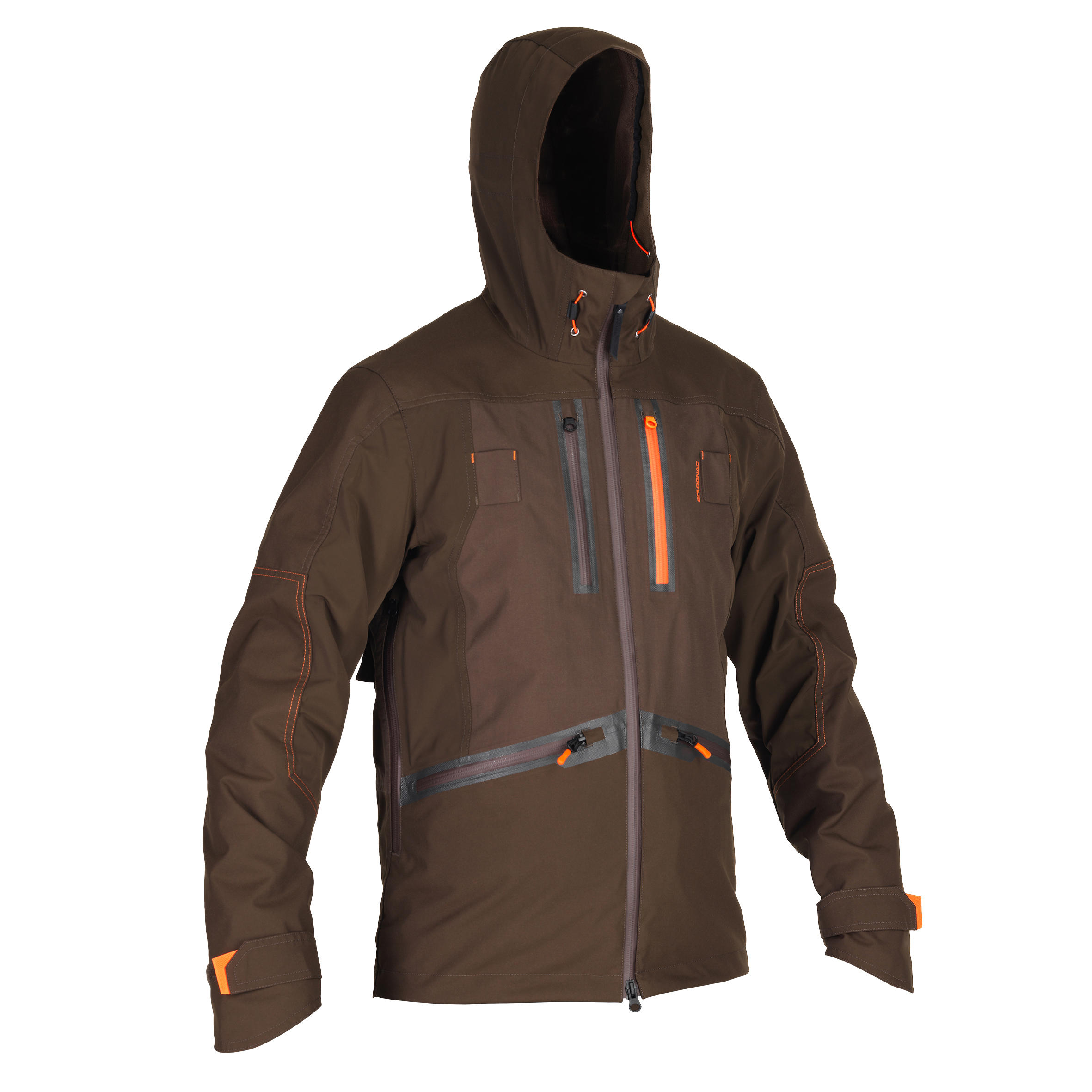 Jachetă 900 impermeabilă și Rezistentă maro Bărbați decathlon.ro  Imbracaminte Natura