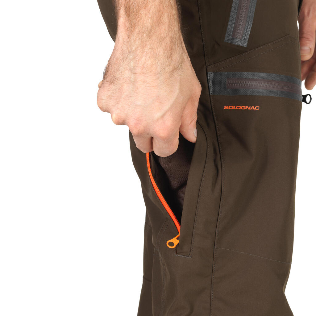 Jagdhose RENFORT 900 wasserdicht verstärkt braun 