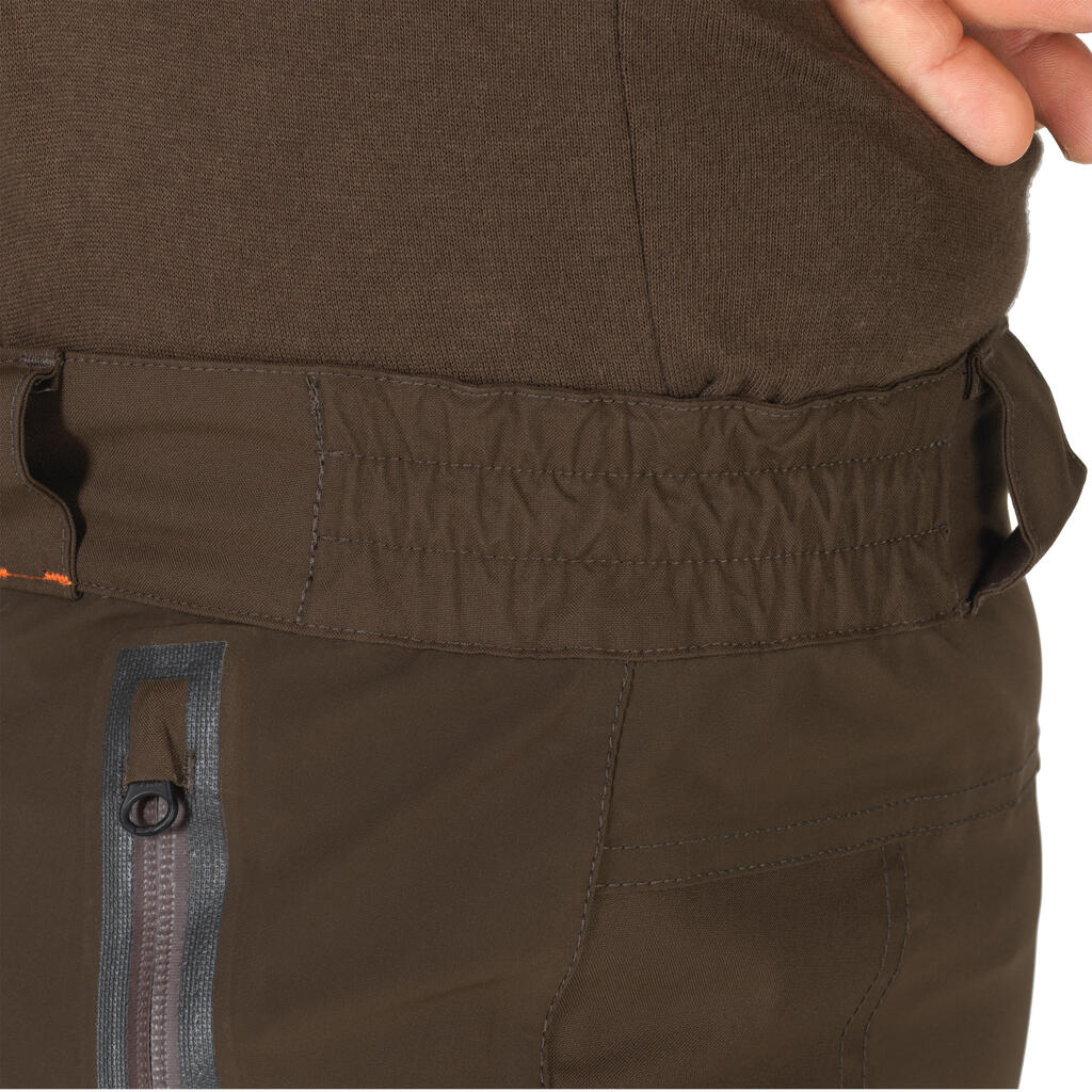 Waterproof Reinforced Trousers - Brown