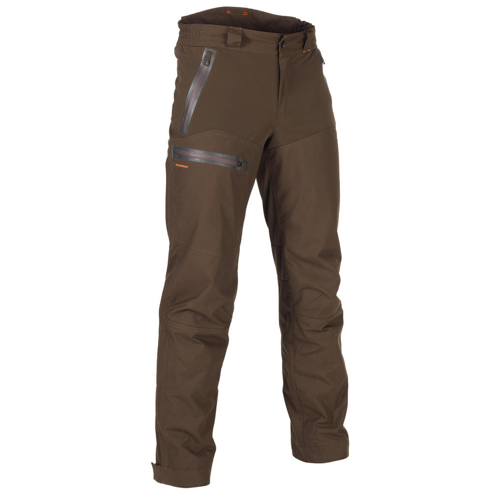 Waterproof Reinforced Trousers - Brown