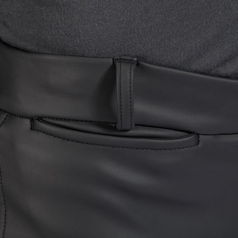 Pantalon chaud et imperméable équitation enfant KIPWARM noir