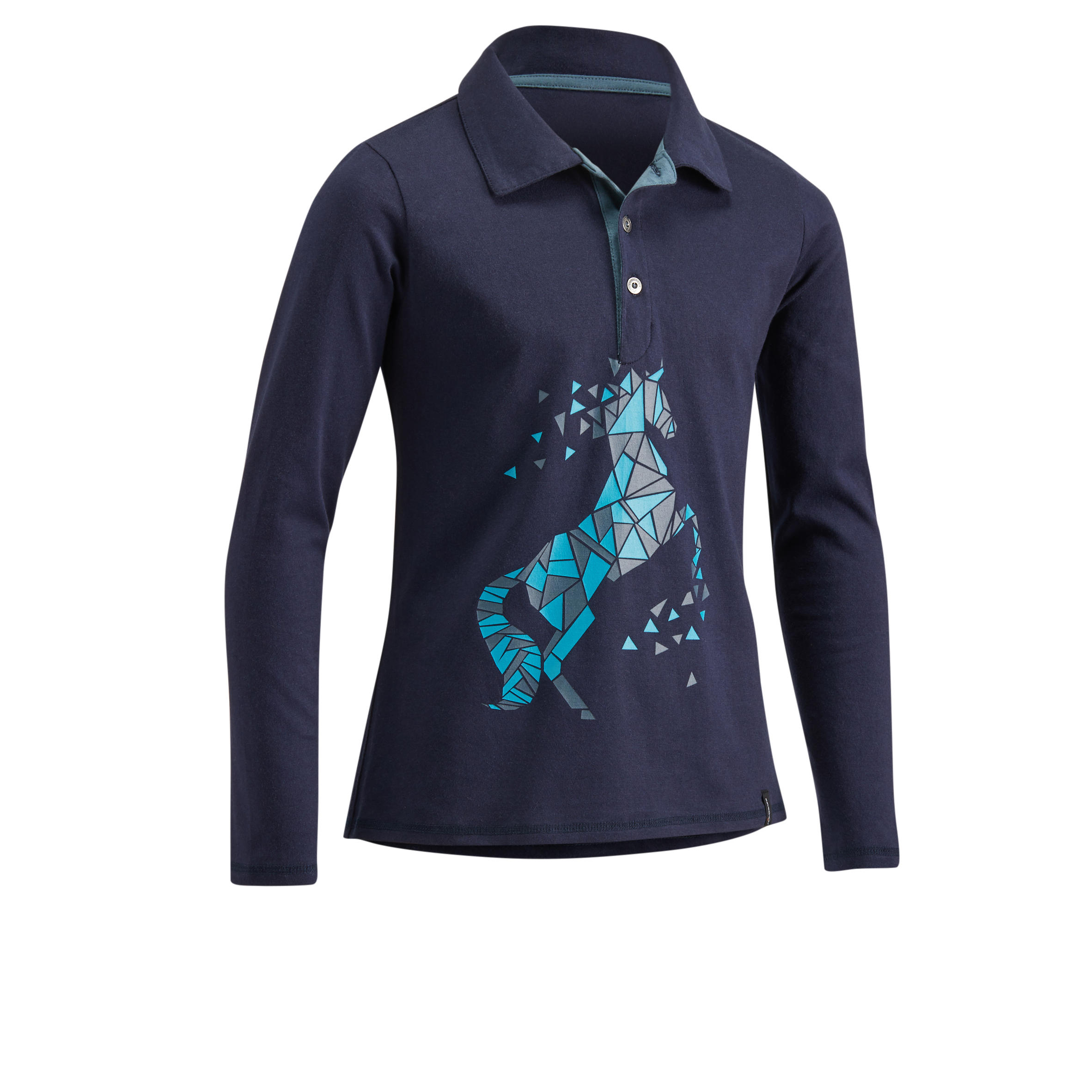 polo manga larga decathlon