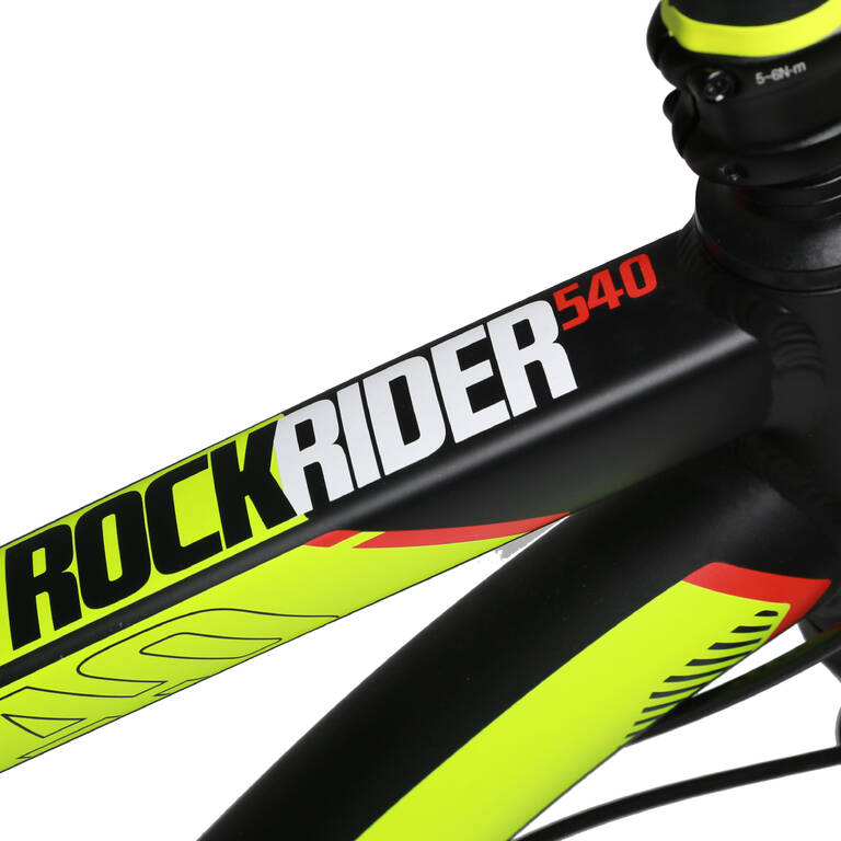 ROCKRIDER 540 SPORT TRAIL MTB BLACK LIME