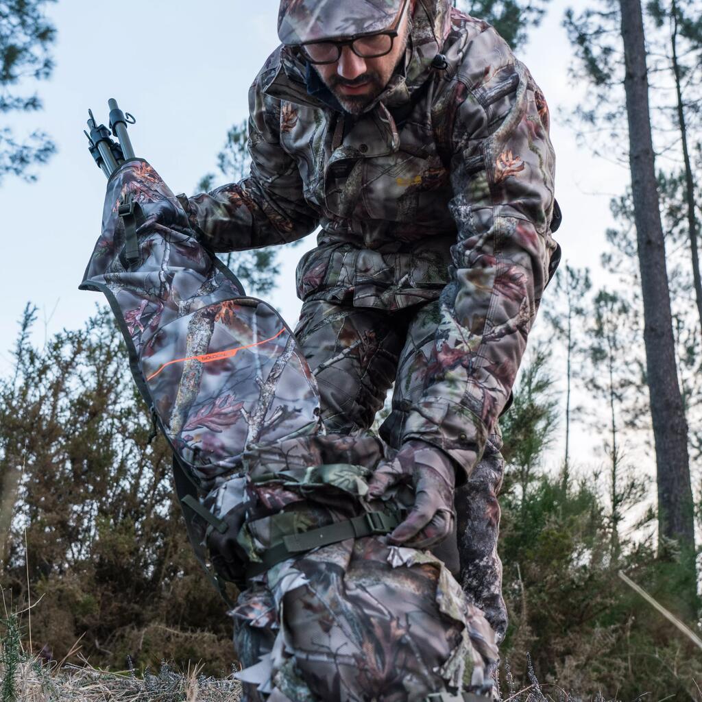 Transporttasche für 4 Tarnnetzstangen camouflage