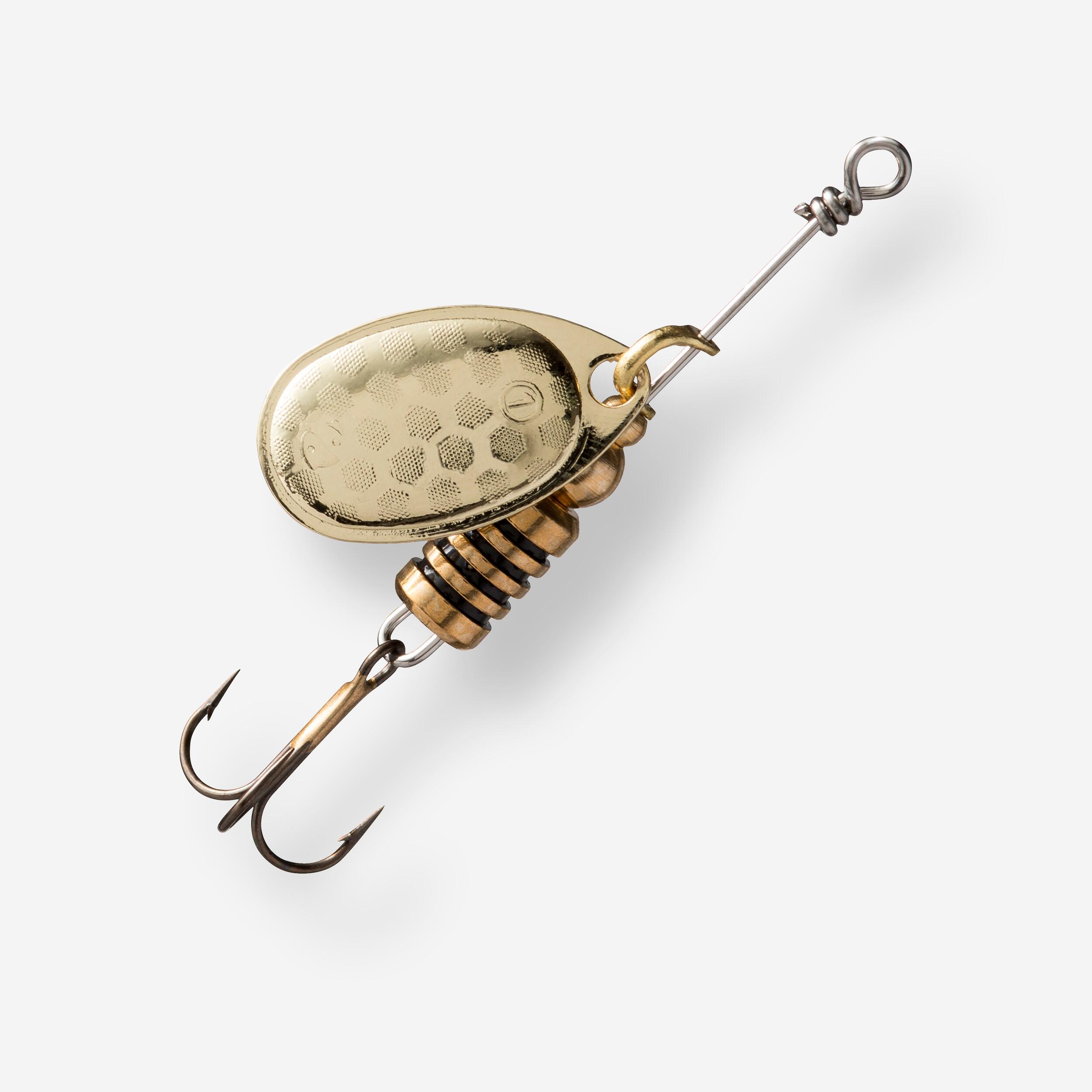 CAPERLAN WETA #1 GOLD PREDATOR FISHING SPINNER