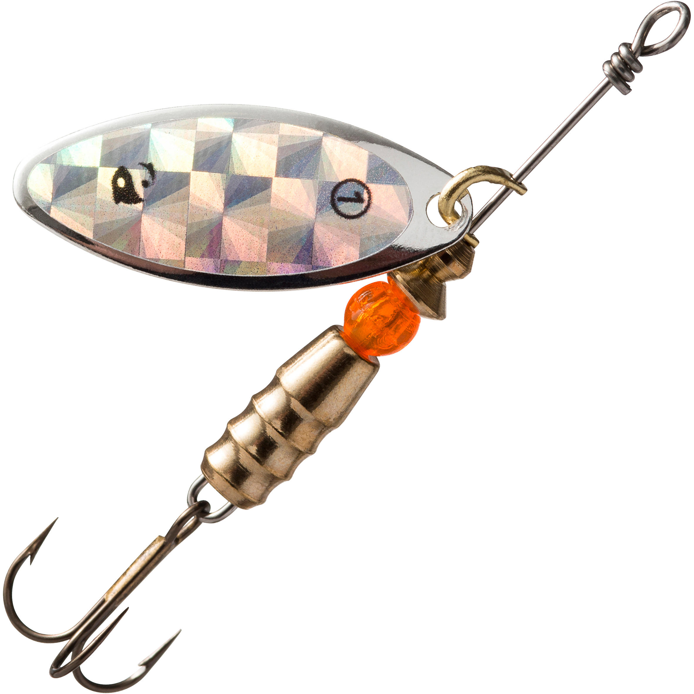 Decathlon | Cucchiaino rotante pesca spinning TARO #1 olografico |  Caperlan