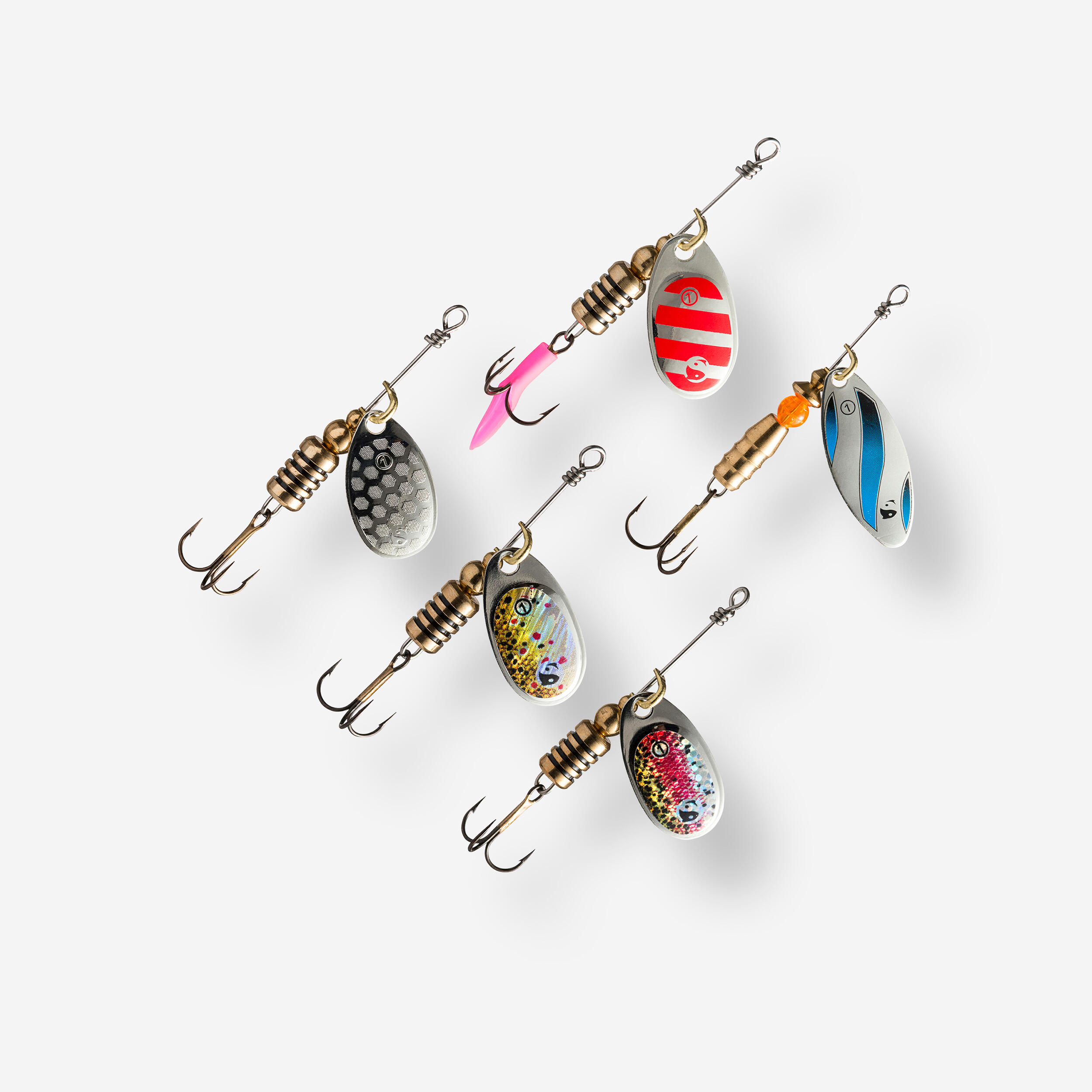 2 Leurres De Pêche Cuillères CC Cotton Cordell - Pour Eau Douce, Truite, Perche, Brochet, Casting