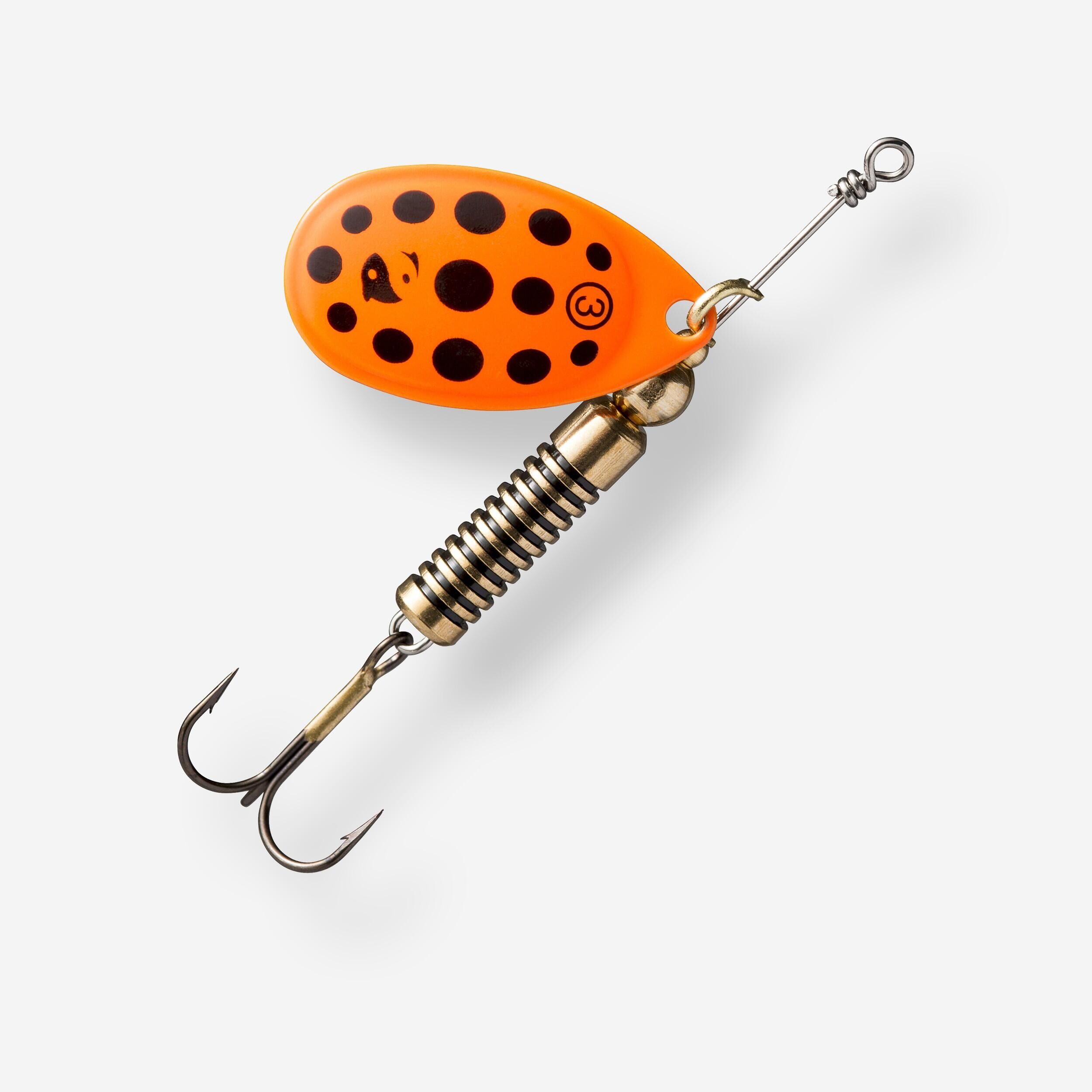 CAPERLAN WETA + #3 ORANGE PREDATOR FISHING SPINNER