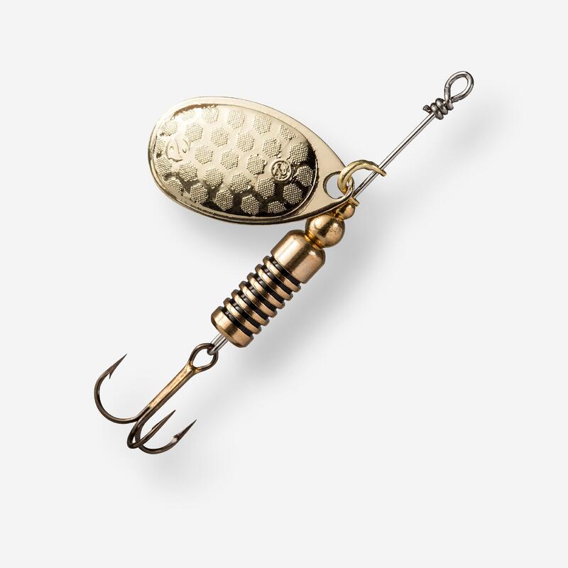 Cucchiaino rotante pesca spinning WETA #2 oro