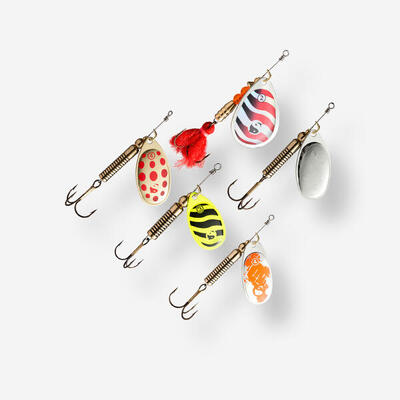 Set spinners voor roofvissen kauri new